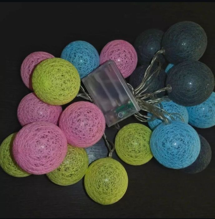 Шарики гирлянды украшения