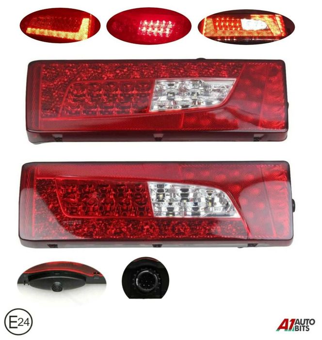 1 бр. ЛЕД LED  стопoве стоп за Скания Scania Евро 6 с букса
