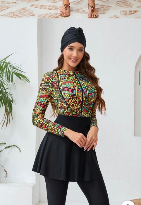 Купальник буркини закрытый