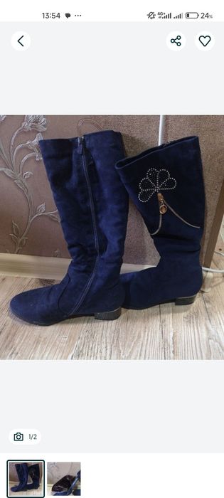 Ботинки демисезонные сапоги теплые, полусапожки в отличном состоянии