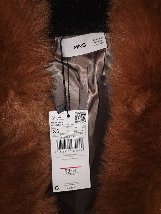 Haina de blană mango