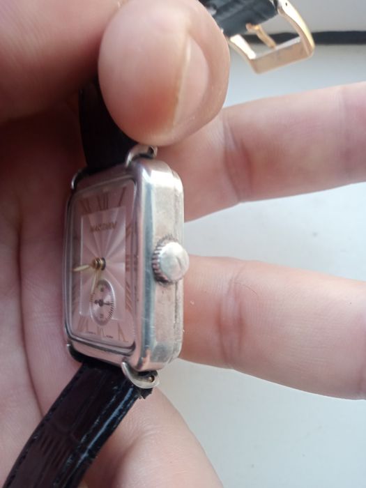 Часы Мактайм серебро 925 механика работают