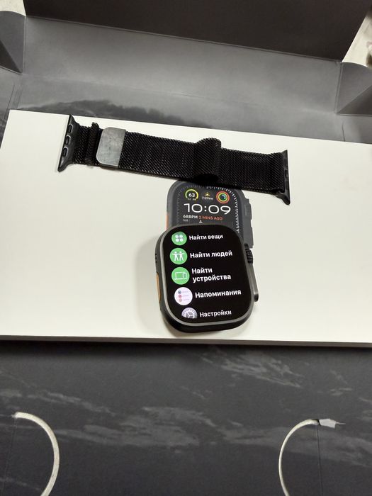 Apple Watch Ultra 2 Black Ocean Band 100% ёмкость