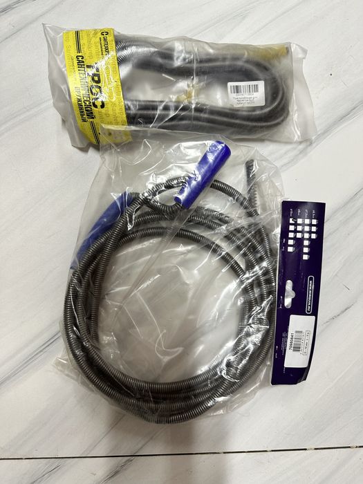 Ручной трос для прочистки канализации