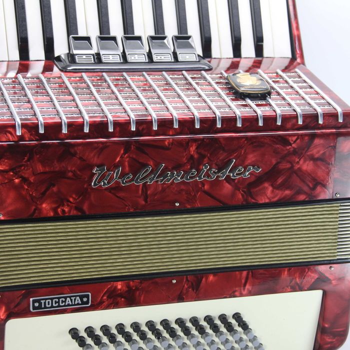 Acordeon Weltmeister Tocatta - 60 basi - Cutie de Transport- Amanet FRESH Galati