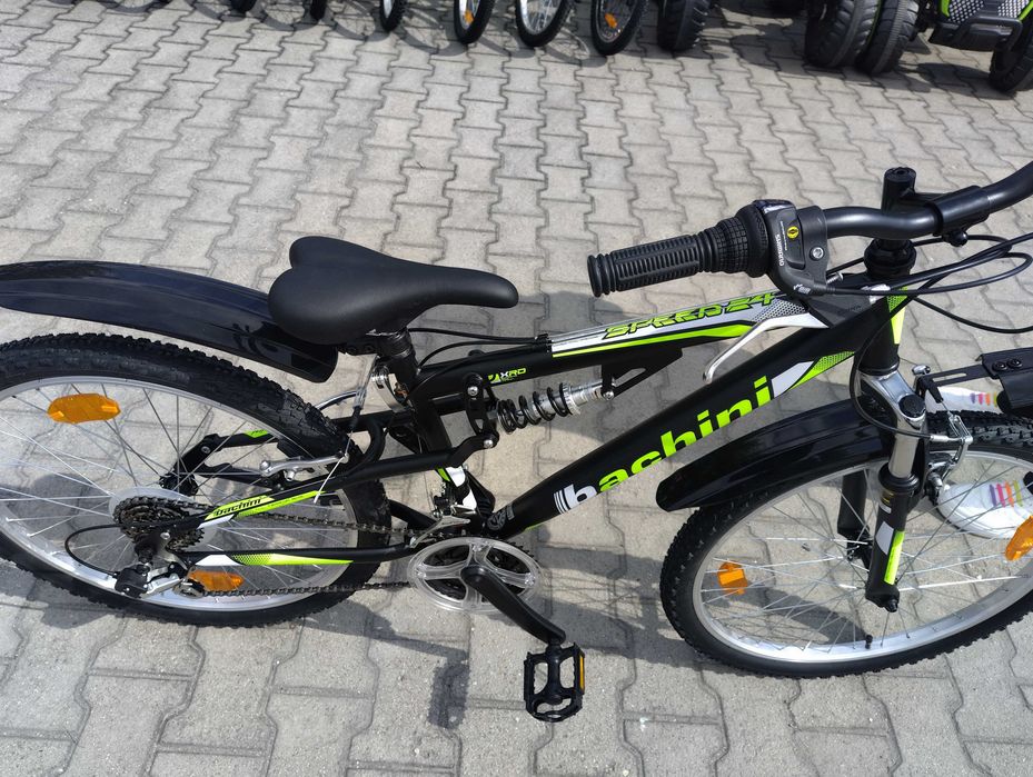 Велосипед 24" Bachini Speed FSP черен.зелен
