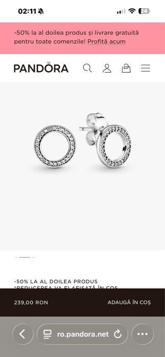 Set Pandora rose gold