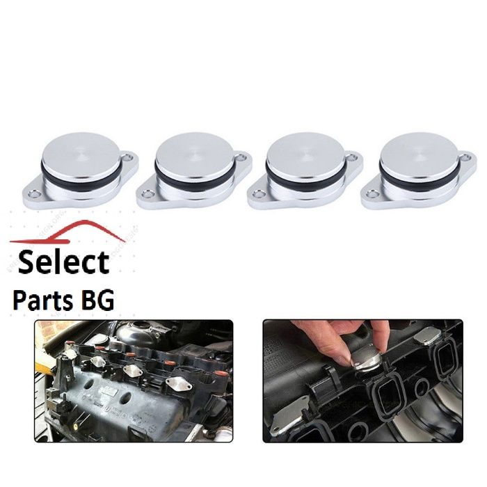 4бр 22мм 6бр 22мм тапи колектор алуминиеви вихрови клапи пеперудки БМВ