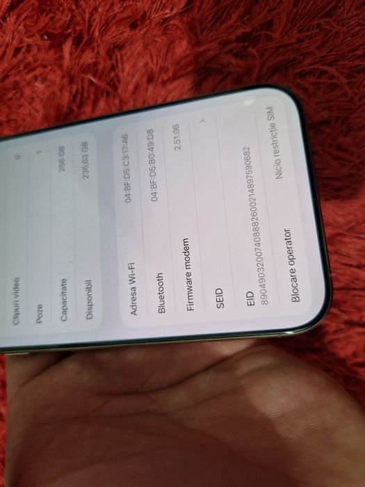 -Iphone 16Pro Max, ca Nou, 256Gb, 8Ram Desert Titanium ireprosabil Bat-97%-253 cicluri incarcare nici un semn de uzura doar telefonul poze reale