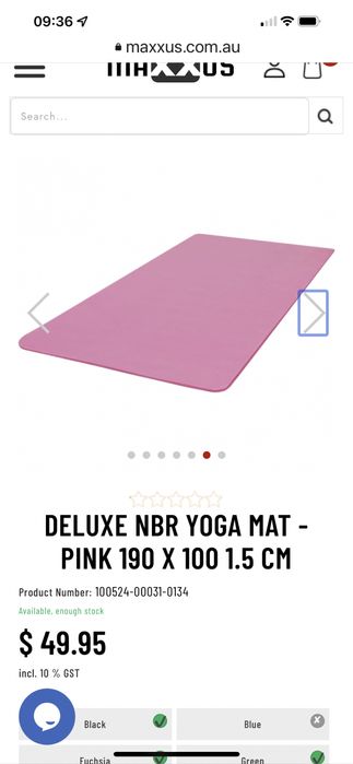 Saltea yoga Pilates de lux cu spuma de cauciuc natural cu memorie  Sal