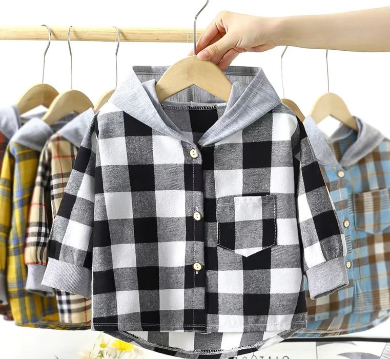 Продам детские рубашки с капюшоном