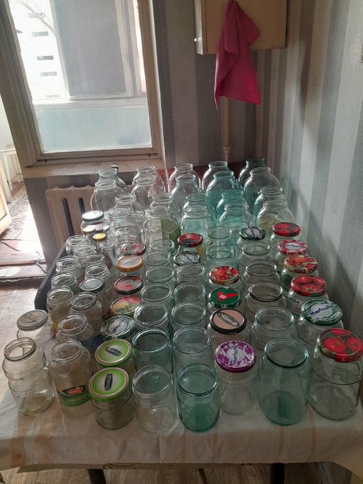 Продаётся стеклянные банки
