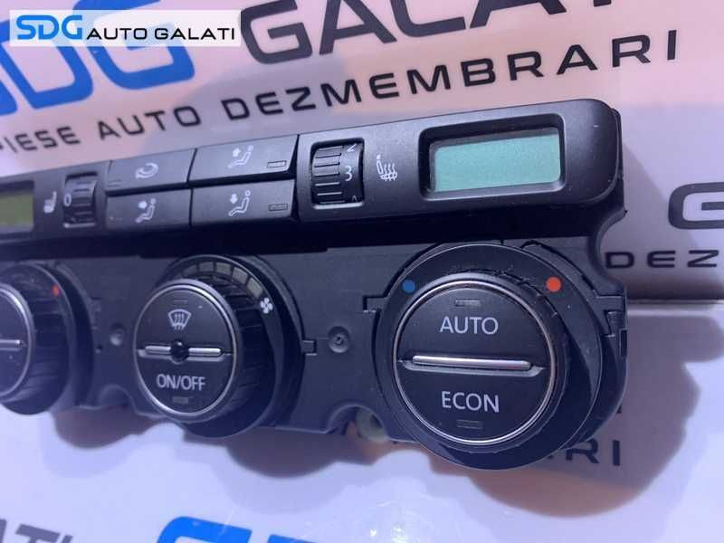 Panou Consola Comanda AC Clima Climatronic cu Incalzire in Scaune VW Passat B6 2005 - 2010 Cod 746775-33V 3C0907044AH