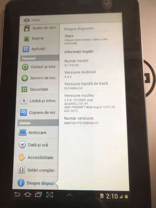 Samsung galaxi tab 2
