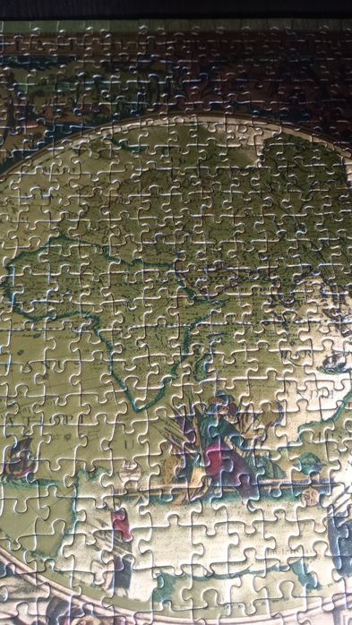 Пъзел Равенсбургер немски Металик Стара карта на света