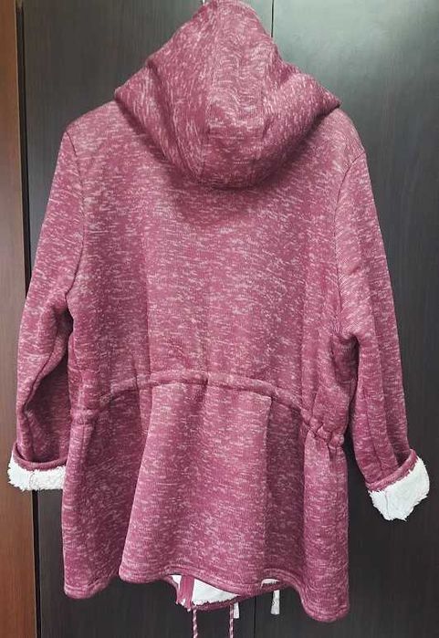 Hanorac damă îmblănit, cu glugă