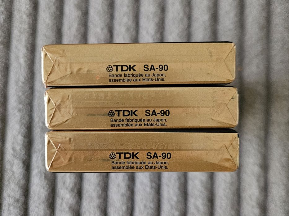 3 Casete Audio TDK SA90 Japan