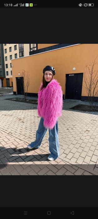 Берет кожаный новый