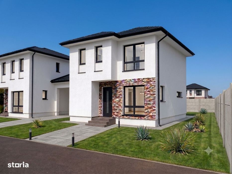 Domnesti, Vilă Individuală 5 Camere | dormitor la parter | garaj