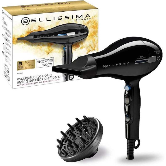 Фен c ионизацией Bellissima 11312 насадками концентратор/диффузор
