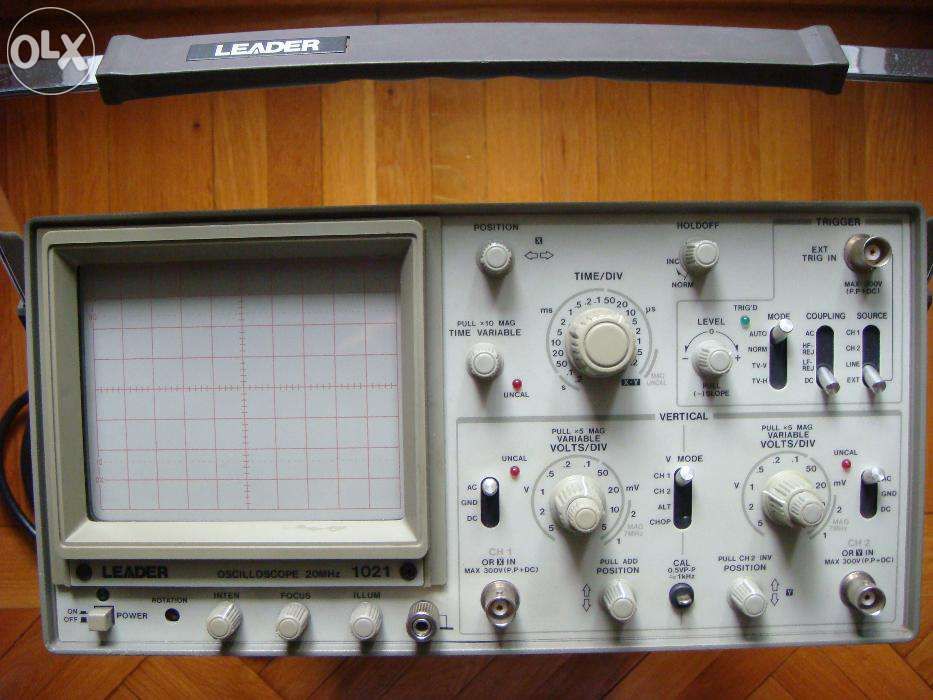 Osciloscop Leader model 1021 20 MHz 2 spoturi