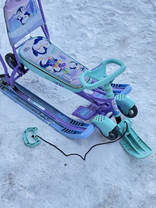 Снегокат в хорошем состоянии