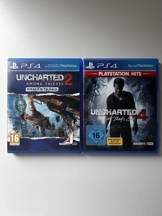 Jocuri set PS4 “Uncharted 2 & 4”