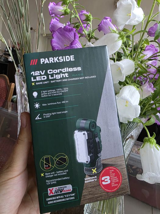 Lanternă Parkside X12V