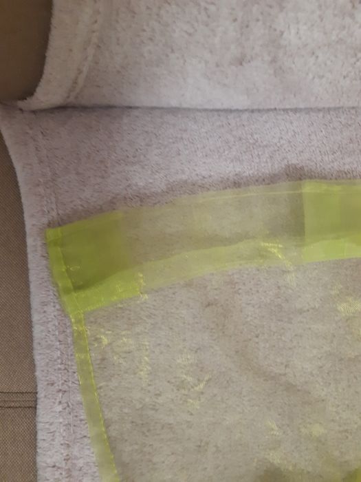 Perdea verde matase bucatarie