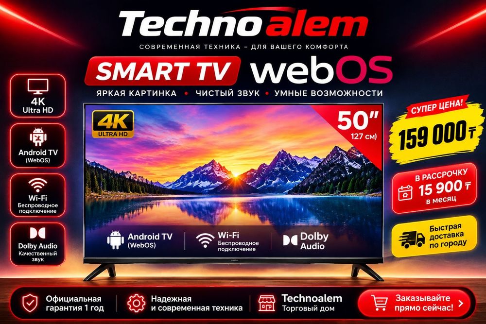 Новый LG webos 50 дюйм 127 см