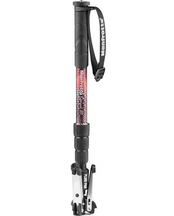 Монопод Manfrotto - Element MII, черен/червен