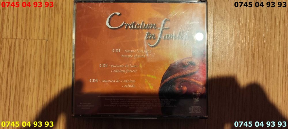 muzica cantece Craciun in familie 3CD originale