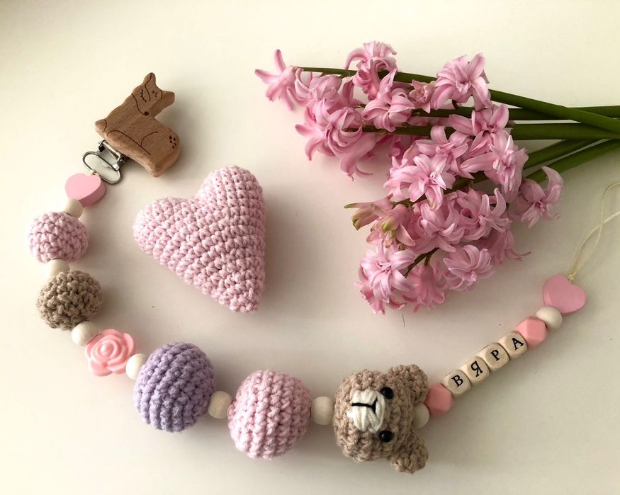 Ръчно изработен Клипс за биберон