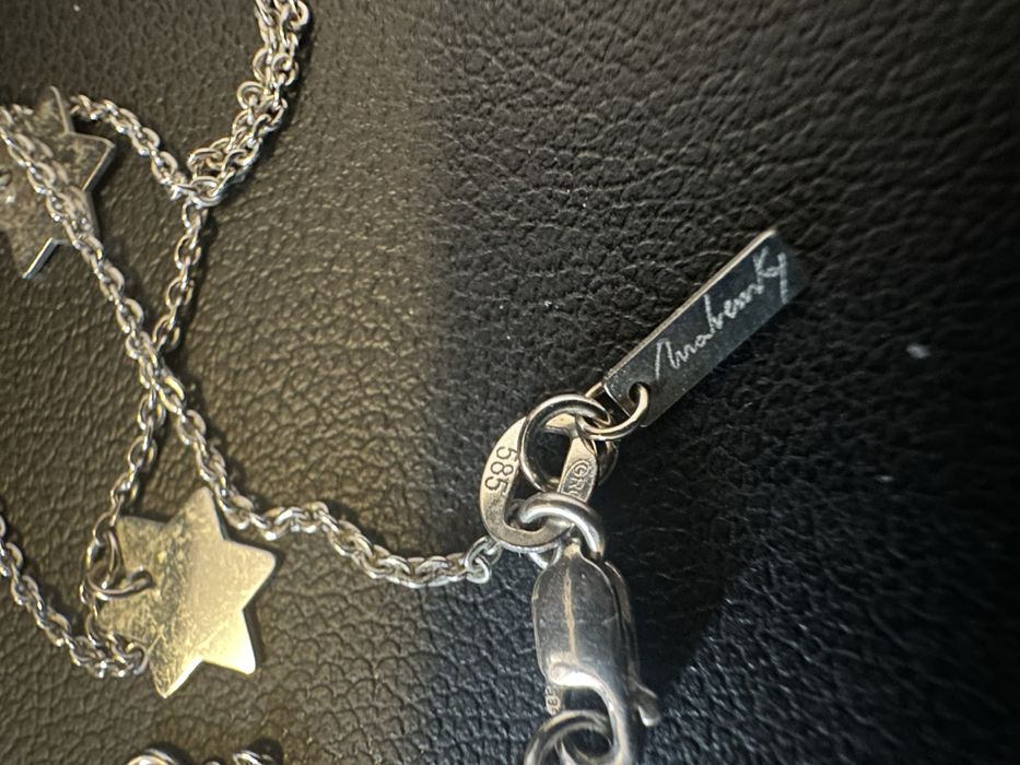 Lantisor 5 Stelute Aur Alb