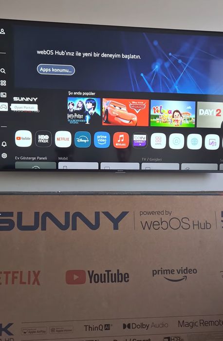 Телевизор Sunny  – 32" LED Smart TV с WebOS, Wi-Fi и DVB - T2/C/S2
