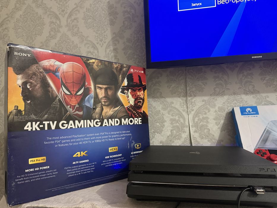 Playstation 4 Pro 9.00 без флешка EURO Регион, 3 ревизия