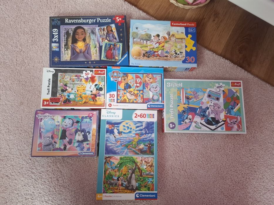 Пъзели Стич ,Мики маус и други
