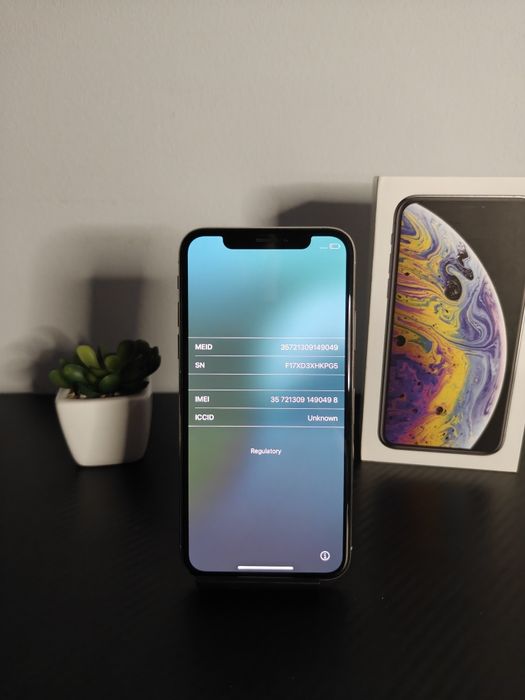 iPhone Xs, Silver 256GB - în Condiție Excelentă!