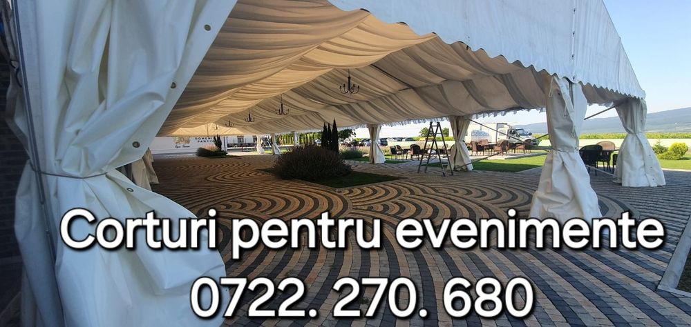Corturi pentru evenimente ,hale industriale mobile , hale depozitare