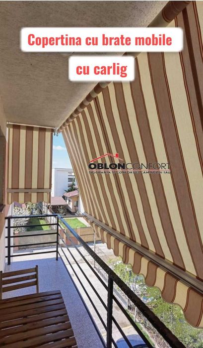 Copertine retractabile - Terase - Balcoane - Sisteme de umbrire