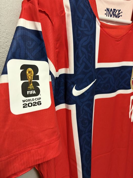 Tricou fotbal Nike - Norvegia - Haaland - M - nou cu eticheta