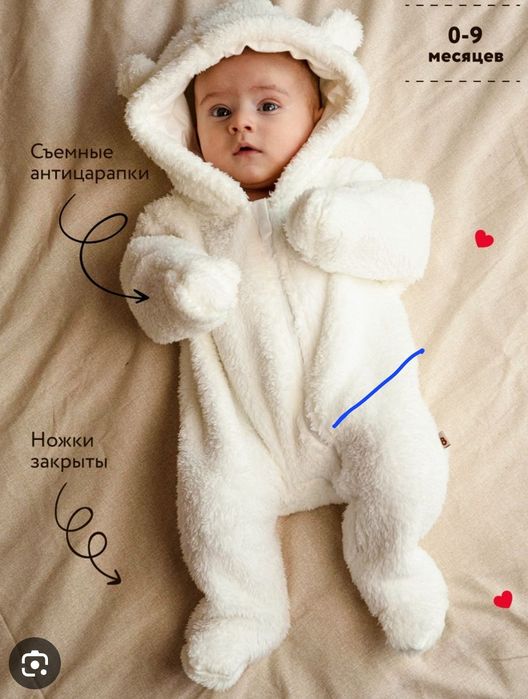 Комбинезоны для новорожденных.