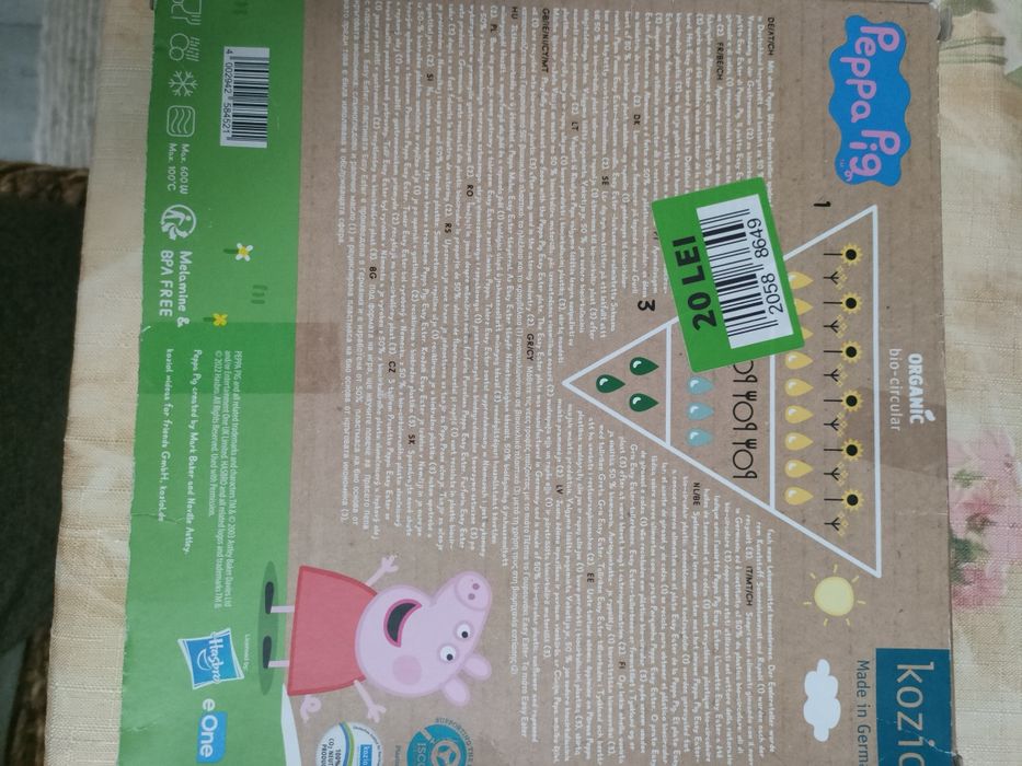 Tăviță mâncare bebeluși Pepa pig/Paw patrol fiecare cu o jucărioară