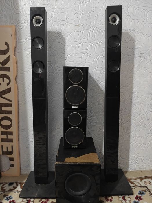 Колонки lg + саб lg + 2 колонки bbk