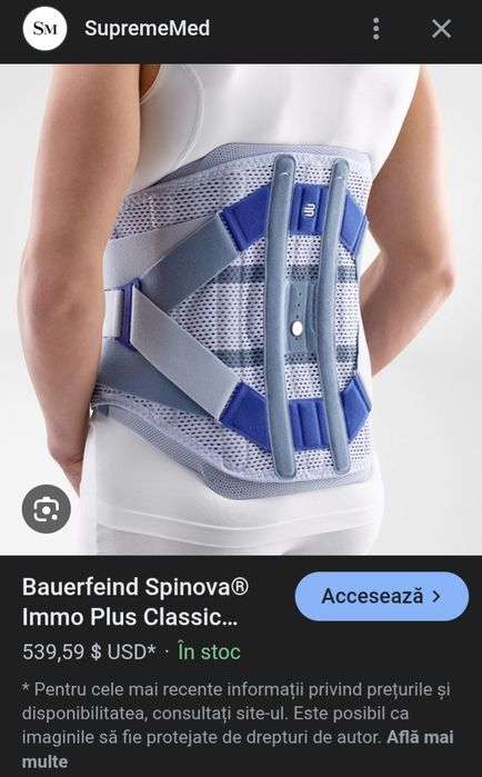 Orteza lombara,multifuncțională,Bauerfeind/Germania/6