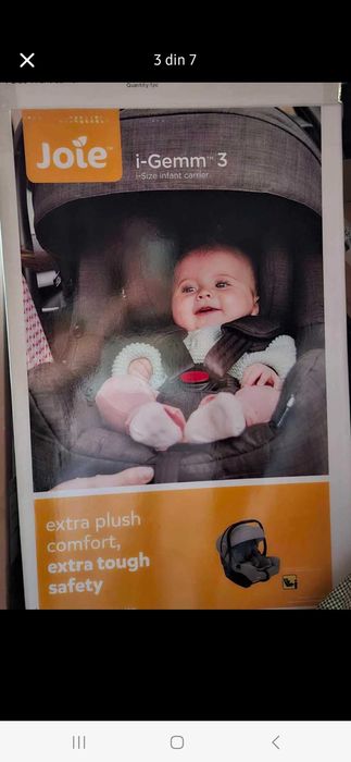 Scoica Joie . Factura + garantie 24 luni