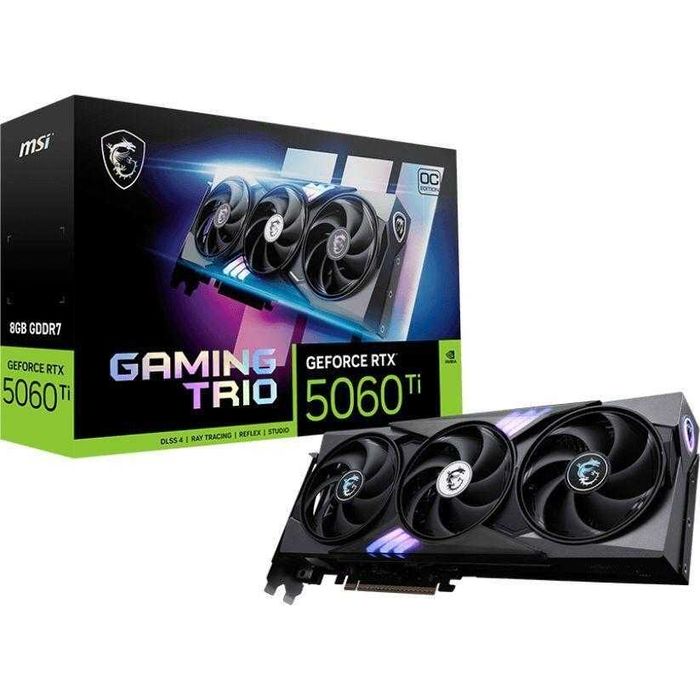 Видеокарта MSI GeForce RTX 5060 Ti-8gb GAMING TRIO OC