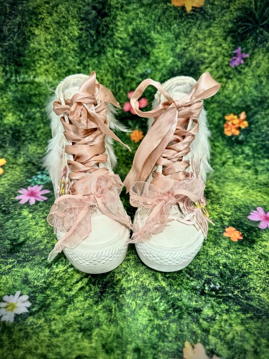 Ръчно изработени обувки на платформа за специаен повод