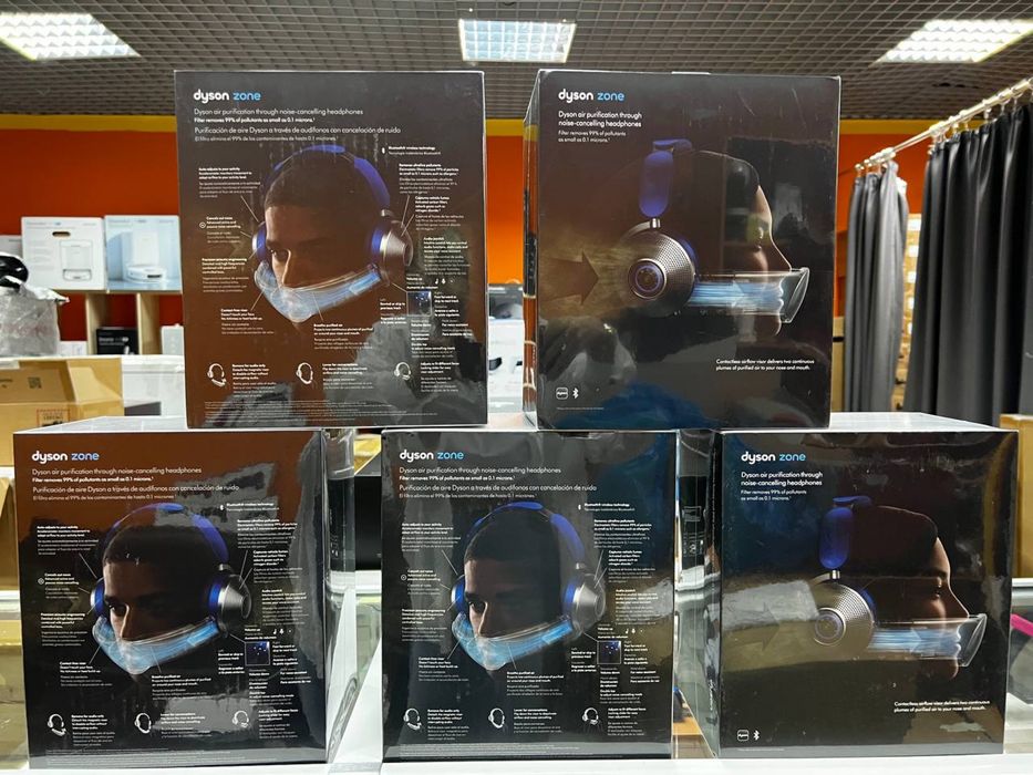 Новый Беспроводные наушники Dyson Zone с очистителем воздуха