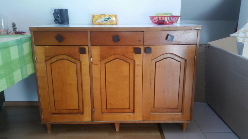 Bufet / comoda bucatarie lemn vintage